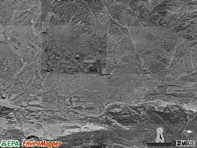 Zip code 93460 satellite photo by USGS