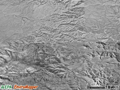 Zip code 93531 satellite photo by USGS