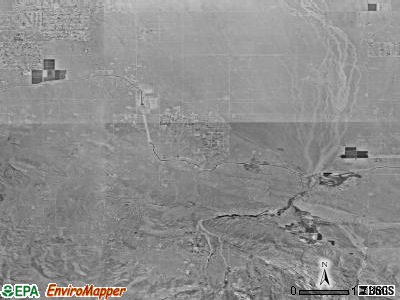 Zip code 93553 satellite photo by USGS
