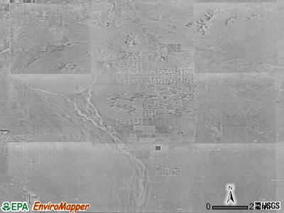 Zip code 93591 satellite photo by USGS