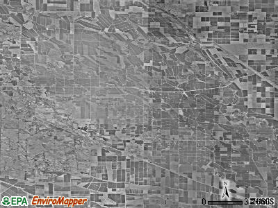 Zip code 93620 satellite photo by USGS
