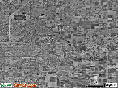 Zip code 93727 satellite photo by USGS