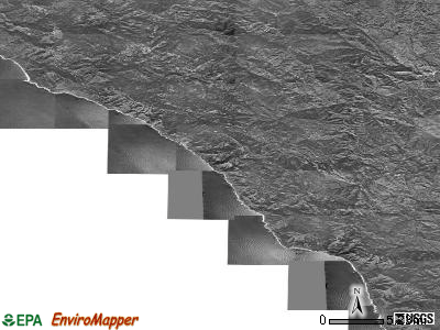 Zip code 93920 satellite photo by USGS