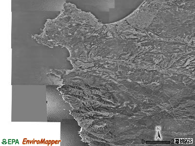 Zip code 93923 satellite photo by USGS