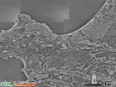 Zip code 93940 satellite photo by USGS