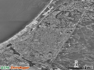 Zip code 93960 satellite photo by USGS