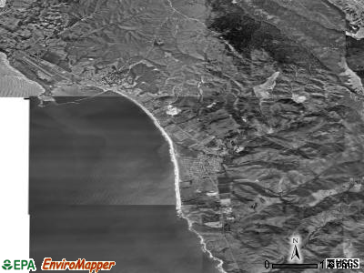 Zip code 94019 satellite photo by USGS