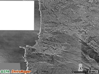 Zip code 94044 satellite photo by USGS