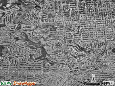 Zip code 94131 satellite photo by USGS