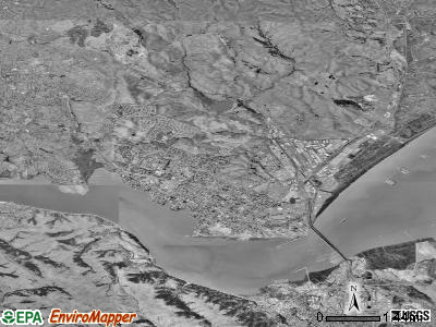Zip code 94510 satellite photo by USGS