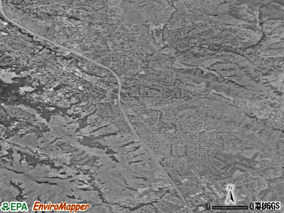 Zip code 94526 satellite photo by USGS
