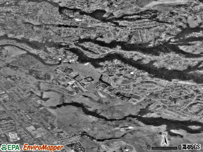 Zip code 94542 satellite photo by USGS