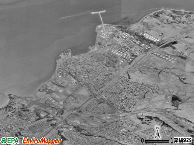 Zip code 94572 satellite photo by USGS