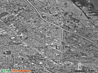 Zip code 94578 satellite photo by USGS