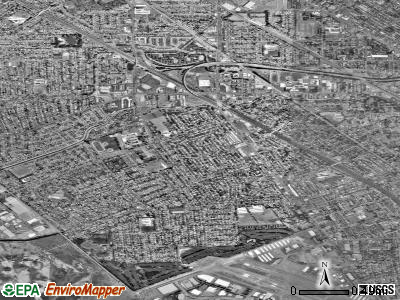 Zip code 94580 satellite photo by USGS