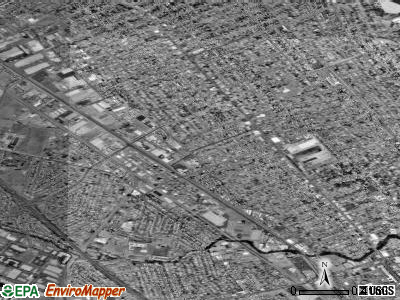 Zip code 94603 satellite photo by USGS