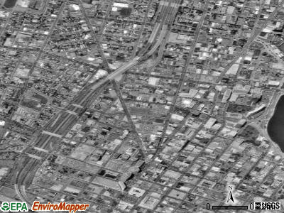 Zip code 94612 satellite photo by USGS