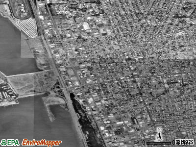 Zip code 94710 satellite photo by USGS
