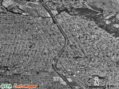Zip code 94805 satellite photo by USGS