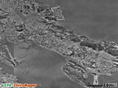 Zip code 94920 satellite photo by USGS
