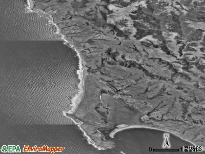 Zip code 94923 satellite photo by USGS