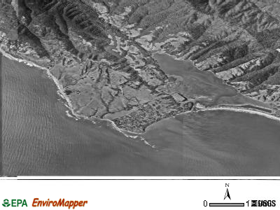 Zip code 94924 satellite photo by USGS