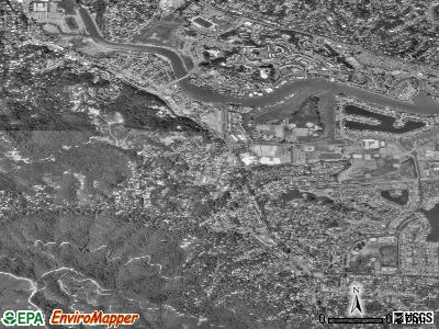 Zip code 94939 satellite photo by USGS