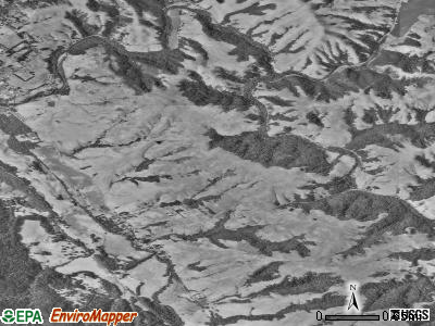 Zip code 94950 satellite photo by USGS