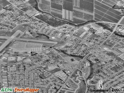 Zip code 95019 satellite photo by USGS