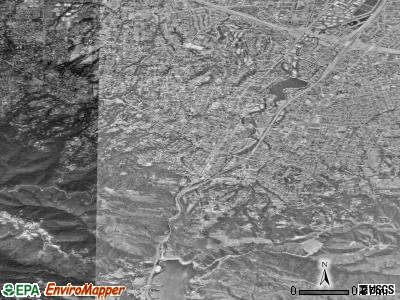 Zip code 95030 satellite photo by USGS