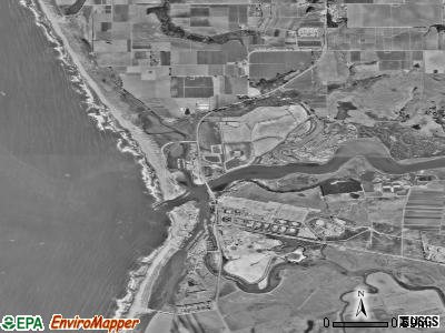 Zip code 95039 satellite photo by USGS