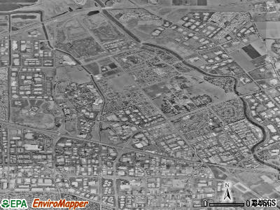Zip code 95054 satellite photo by USGS
