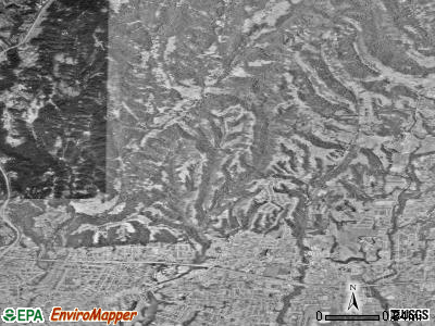 Zip code 95065 satellite photo by USGS