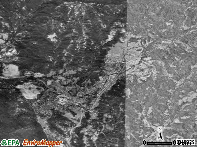 Zip code 95066 satellite photo by USGS