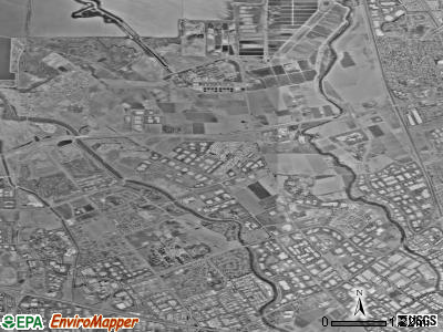 Zip code 95135 satellite photo by USGS