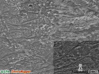 Zip code 95246 satellite photo by USGS