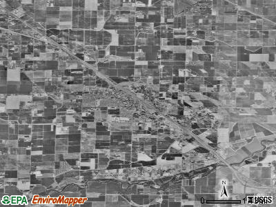 Zip code 95315 satellite photo by USGS