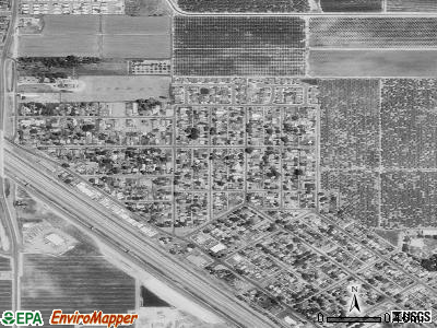Zip code 95328 satellite photo by USGS