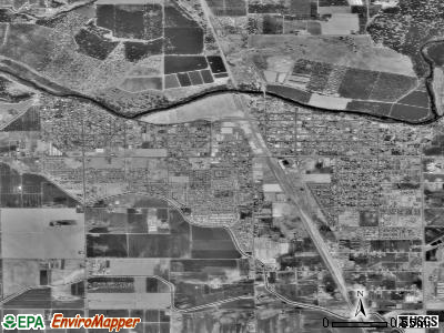 Zip code 95367 satellite photo by USGS