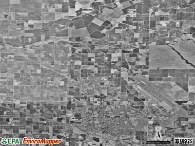 Zip code 95388 satellite photo by USGS