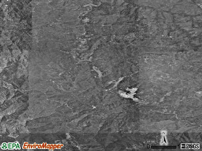 Zip code 95417 satellite photo by USGS