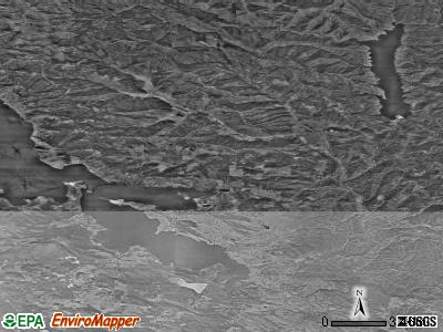 Zip code 95423 satellite photo by USGS