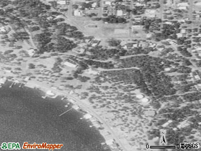 Zip code 95424 satellite photo by USGS