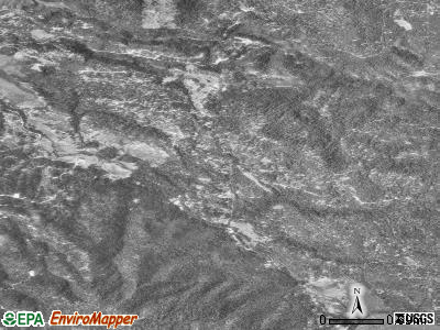Zip code 95426 satellite photo by USGS