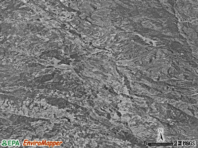 Zip code 95449 satellite photo by USGS