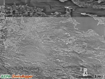 Zip code 95451 satellite photo by USGS