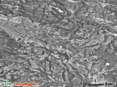 Zip code 95452 satellite photo by USGS