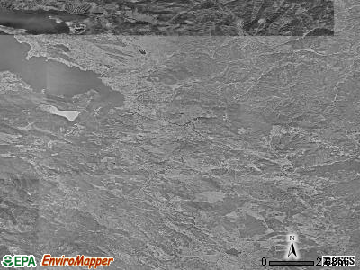 Zip code 95457 satellite photo by USGS
