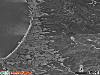Zip code 95459 satellite photo by USGS