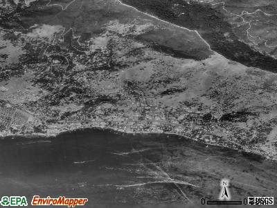 Zip code 95464 satellite photo by USGS